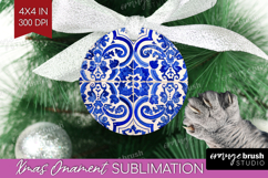 Mediterranean Ornament PNG - Italian Tile PNG Sublimation Product Image 1