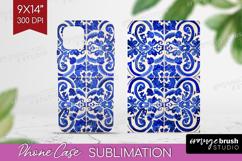 Mediterranean Phone Case PNG - Italian Tile Case PNG Product Image 1