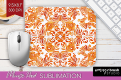 Mediterranean Mouse Pad Sublimation - Italian Tile Mousepad Product Image 1