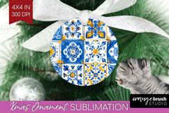 Mediterranean Ornament PNG - Italian Tile PNG Sublimation Product Image 1