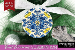 Mediterranean Ornament PNG - Italian Tile PNG Sublimation Product Image 1