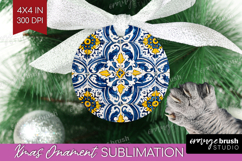 Mediterranean Ornament PNG - Italian Tile PNG Sublimation Product Image 1