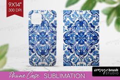 Mediterranean Phone Case PNG - Italian Tile Case PNG Product Image 1