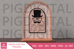 Dad Quote Sign SVG | Father&#039;s Day Laser Cut File Product Image 2