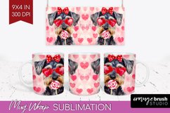 Miniature Schnauzer Valentine Mug Wrap Valentines Day Mug Product Image 1