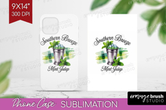 Mint Julep Cocktail Phone Case PNG Summer Drink Case PNG Product Image 1