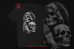 10 Bundle Dark Art Skull Praying Mother Marry Rose Women Product Image 2