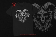 10 Bundle Dark Art Baphomet Goat Satanic Demon gothic Tattoo Product Image 2