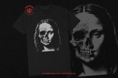 10 Bundle Dark Art Monalisa Skull Girl Scary Head Mona Face Product Image 2