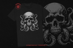 10 Bundle Dark Art Skull Octopus Demon Devil Head Kraken Product Image 2