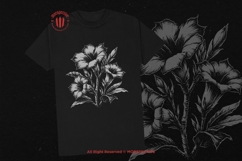 10 Bundle Dark Art Adenium Flower Botanical Floral Wild Product Image 2