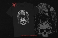 10 Bundle Dark Art Hawk Skull Bird Eagle Wings Predator Product Image 2