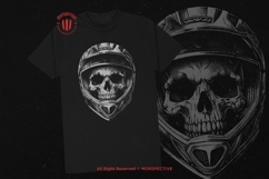10 Bundle Dark Art Skull Motocross Racer Biker Trail Product Image 2