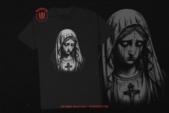 10 Bundle Dark Art Mother Mary Praying Girl God Skull Tattoo Product Image 2