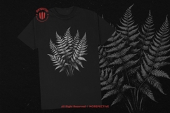 10 Bundle Dark Art Fern Plant Wild Leaf Botanical Horror Product Image 2