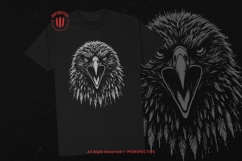 10 Bundle Dark Art Hawk Head Bird Eagle Wings Hunter Skull Product Image 2