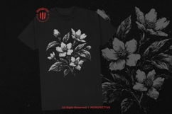 10 Bundle Dark Art Jasmine Flower White Flower Bouquet Product Image 2