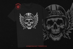 10 Bundle Dark Art Skull Head Biker Riding Motorcycle Product Image 2