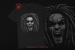 10 Bundle Dark Art Marley Skull Rasta Bob Dreadlocks Hair Product Image 2
