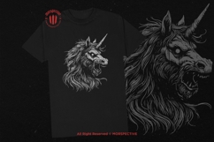10 Bundle Dark Art Unicorn Beast Animal Horse Magical Tattoo Product Image 2