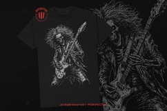 10 Bundle Dark Art Death Guitarist Skull Rock n Roll Music Product Image 2