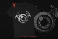 10 Bundle Dark Art Eye Ball with wings illuminati Mystical Product Image 2