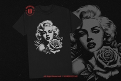 10 Bundle Dark Art Marilyn Monroe Sexy Women Face with Rose Product Image 2