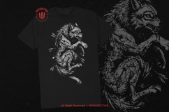 10 Bundle Dark Art Stab Wolf Hunting Howl Predator Beast Product Image 2