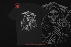 10 Bundle Dark Art Skull Grim Reaper Rose Death Angel Product Image 2