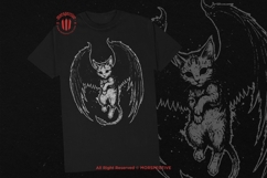 10 Bundle Dark Art Cat Wing Kitten Claws Fur Meow Demon Product Image 2