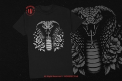 10 Bundle Dark Art Cobra Snakes with Floral Rose Viper Product Image 2