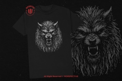 10 Bundle Dark Art Warewolf Head Monster Wolf Horror Scary Product Image 2