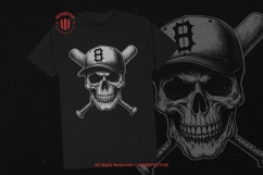 10 Bundle Dark Art Skull Bat Baseball Club Ball Sport Hat Product Image 2