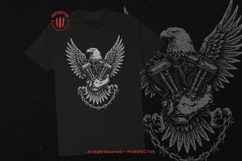 10 Bundle Dark Art Eagle Engine Bird Motorcycle V Twin Biker Product Image 2