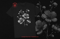 10 Bundle Dark Art Sakura Flower Cherry Blossom Japanese Product Image 2