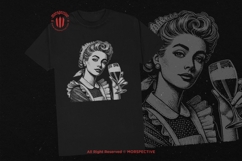 10 Bundle Dark Art Retro Housewife Vintage Women Sassy Mom Product Image 2