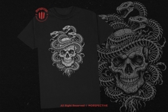 10 Bundle Dark Art Skull Snake Bone Skeleton Death Tattoo Product Image 2