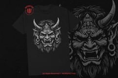 10 Bundle Dark Art Tengu Mask Hannya Oni Japanese Demon Product Image 2