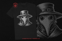 10 Bundle Dark Art Plague Doctor Plague Creepy Mask Tattoo Product Image 2