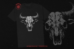 10 Bundle Dark Art Bull Skull Animal Beast Bone Horn Tattoo Product Image 2