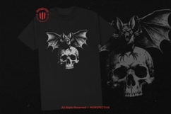 10 Bundle Dark Art Skull Bat Demon Horror Scary Animal Product Image 2