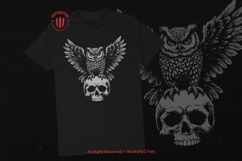 10 Bundle Dark Art Owl Bird Skull Nocturnal Animal Horror Product Image 2