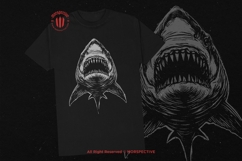 10 Bundle Dark Art Megalodon Fish Shark Ancient Animal Skull Product Image 2