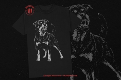 10 Bundle Dark Art Rottweiler Dog Beast Guardian Doggo Tatto Product Image 2