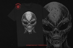 10 Bundle Dark Art Alien Head Ufo Monster Gothic Horror Product Image 2