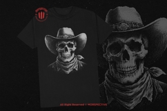 10 Bundle Dark Art Skull Cowboy Western Outlaw Gunslinger Product Image 2