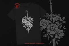 10 Bundle Dark Art Dagger Rose Knife Stab Floral Bleed Sword Product Image 2