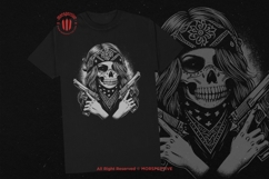 10 Bundle Dark Art Skull Gangster Girl Mafia Lady Chicano Product Image 2