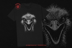 10 Bundle Dark Art Ostrich Bird Animal Savannah wild wings Product Image 2