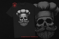 10 Bundle Dark Art Skull Chef Cooking Skeleton Head Product Image 2